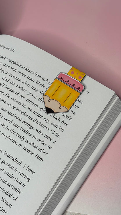 Pencil Magnetic Bookmark