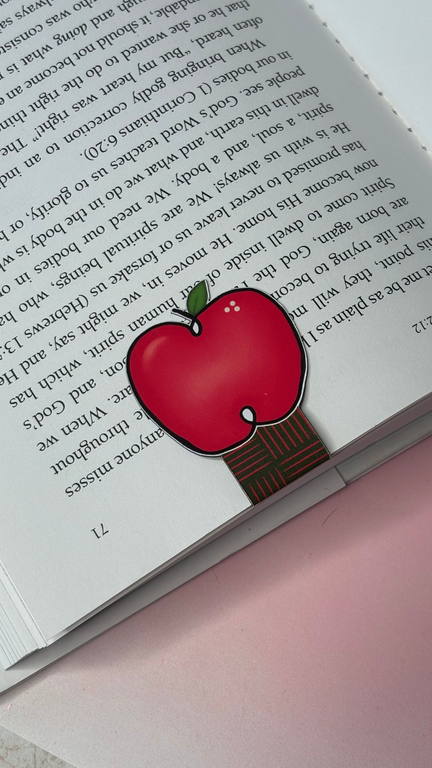 Apple Magnetic Bookmark