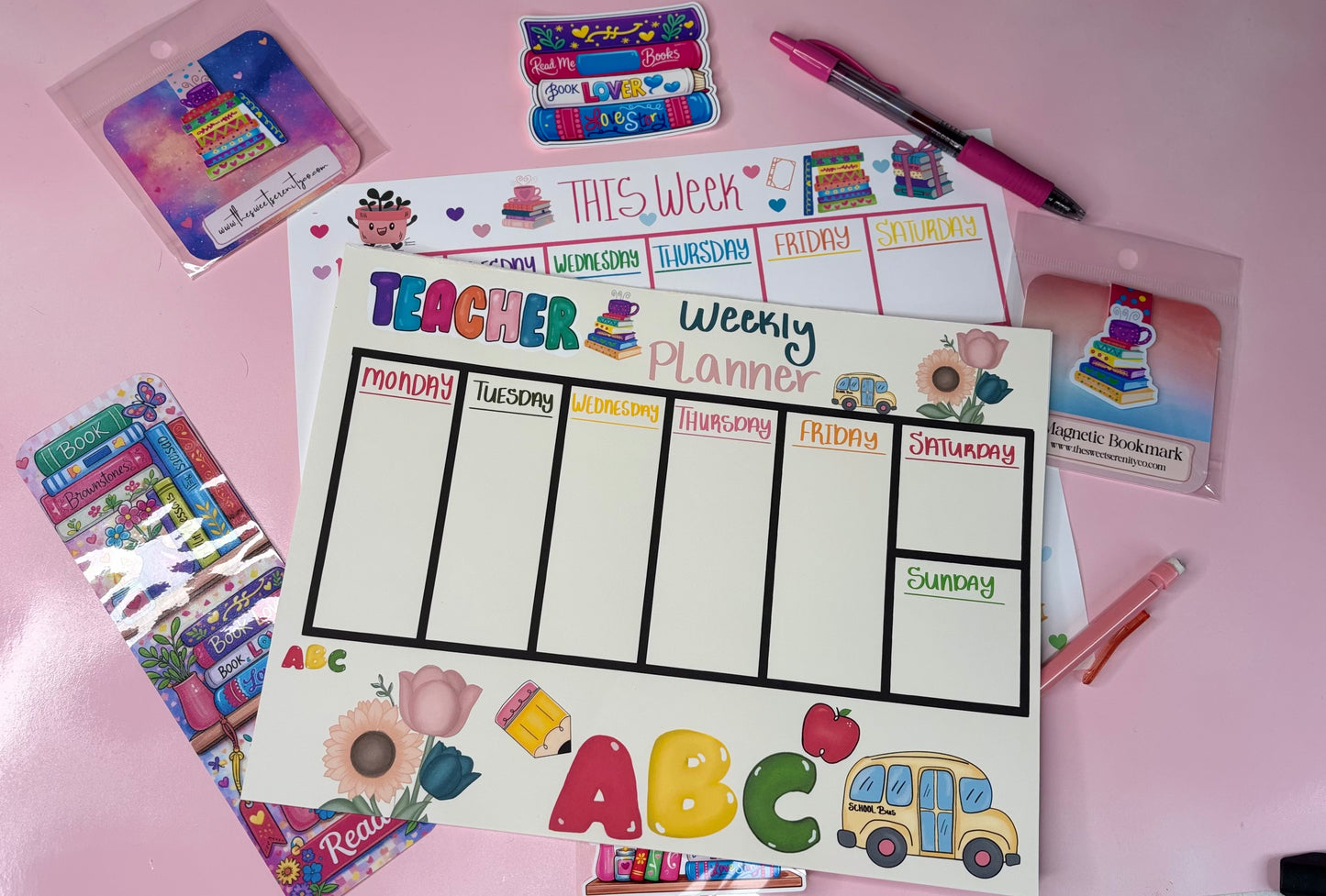 Teacher Weekly Planner