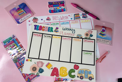 Teacher Weekly Planner