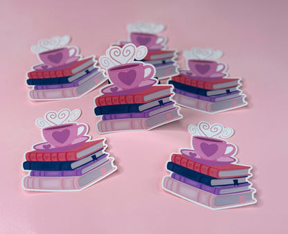 Stack of books Sticker