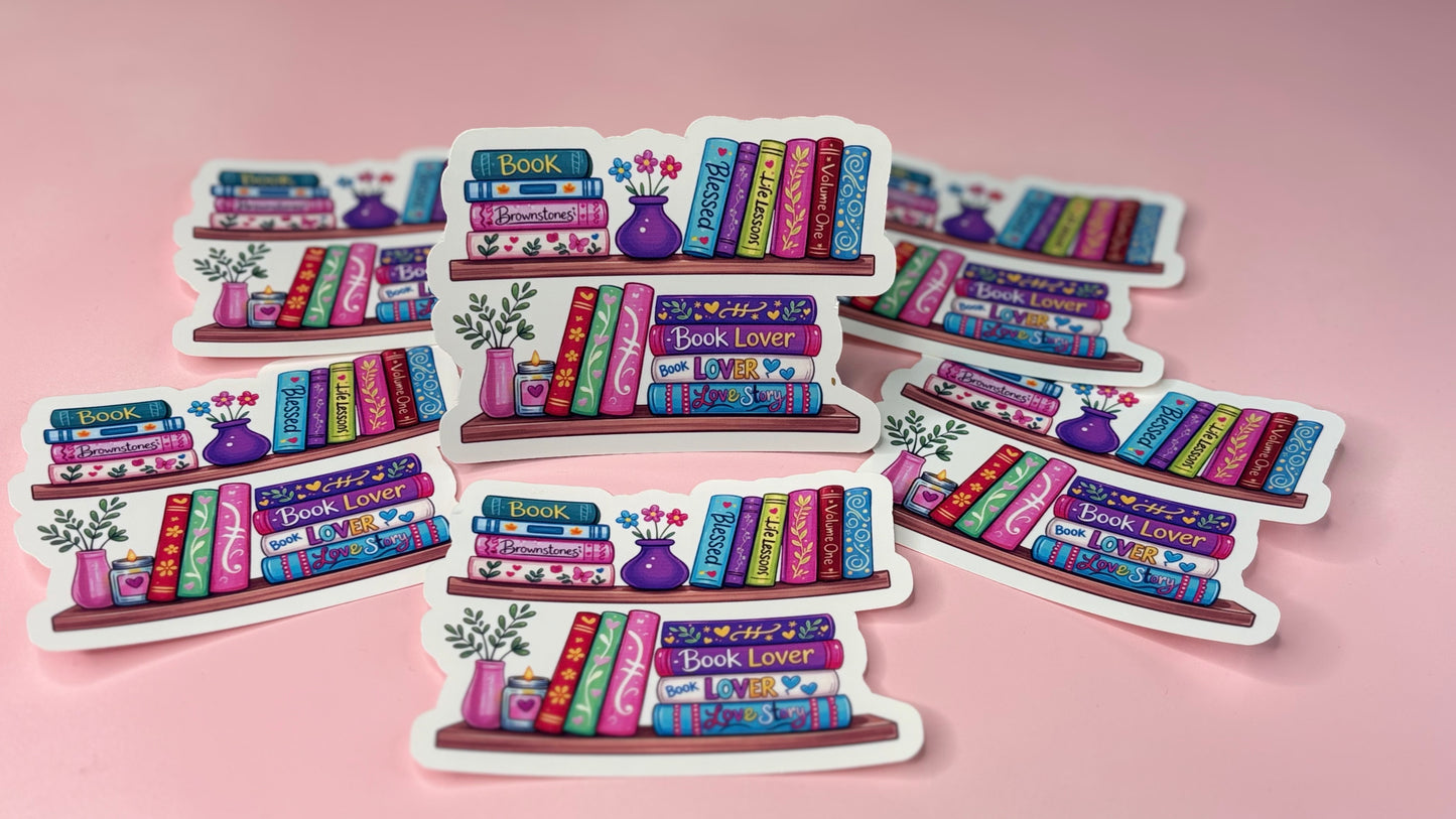 Books Sticker 3x2
