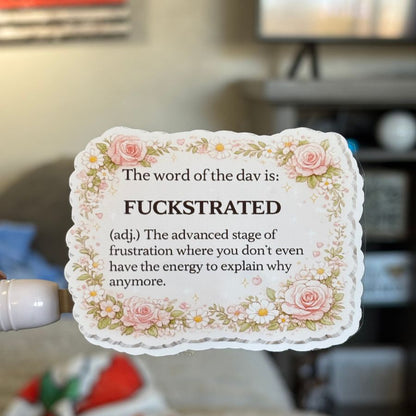 Word of the day sticker