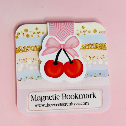 Cherry Magnetic Bookmark