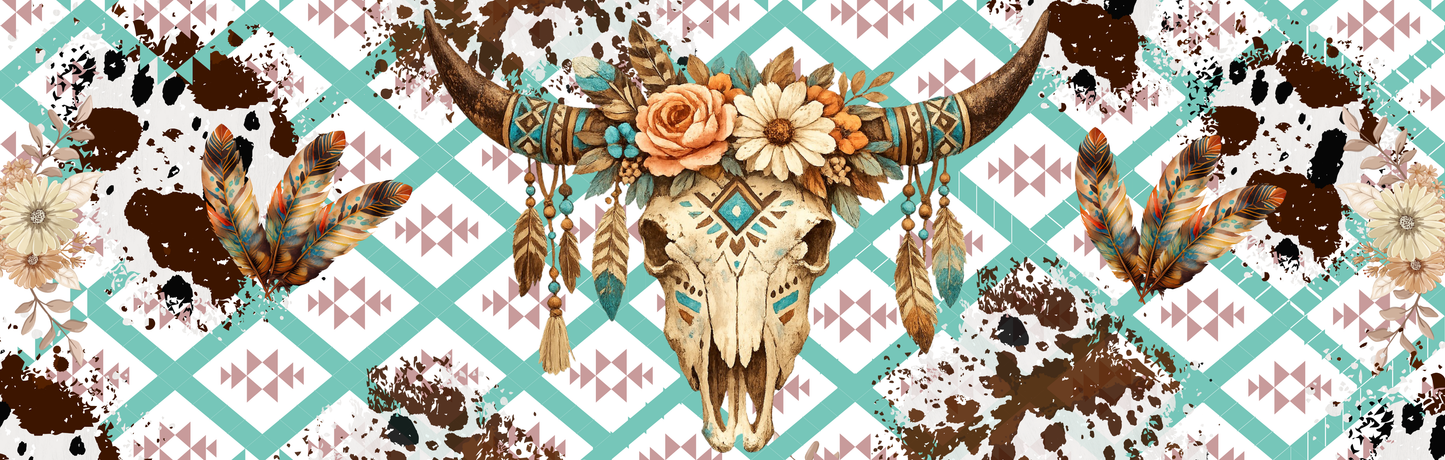 Cow Skull Book Mark