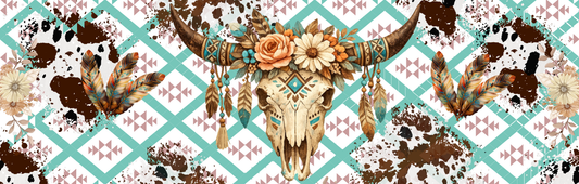 Cow Skull Book Mark
