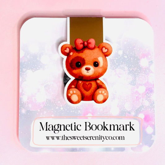 Teddy Bear Magnetic Bookmark