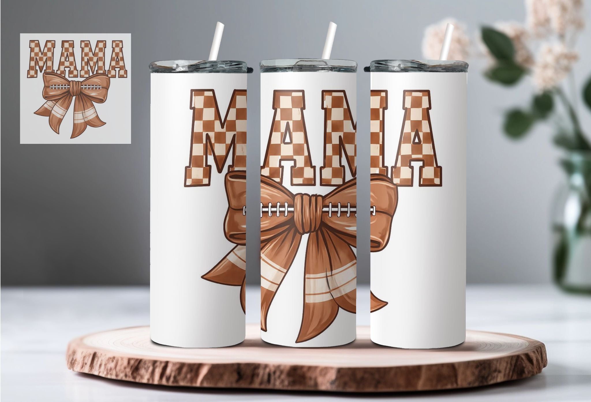 Mama Football Tumbler