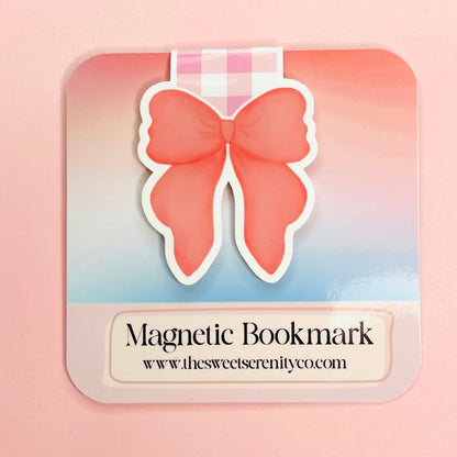 Pinkbow Magnetic Bookmark