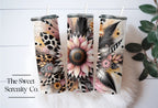 Pink & yellow sunflower Tumbler