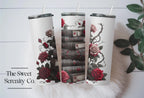 Rose Book Tumbler
