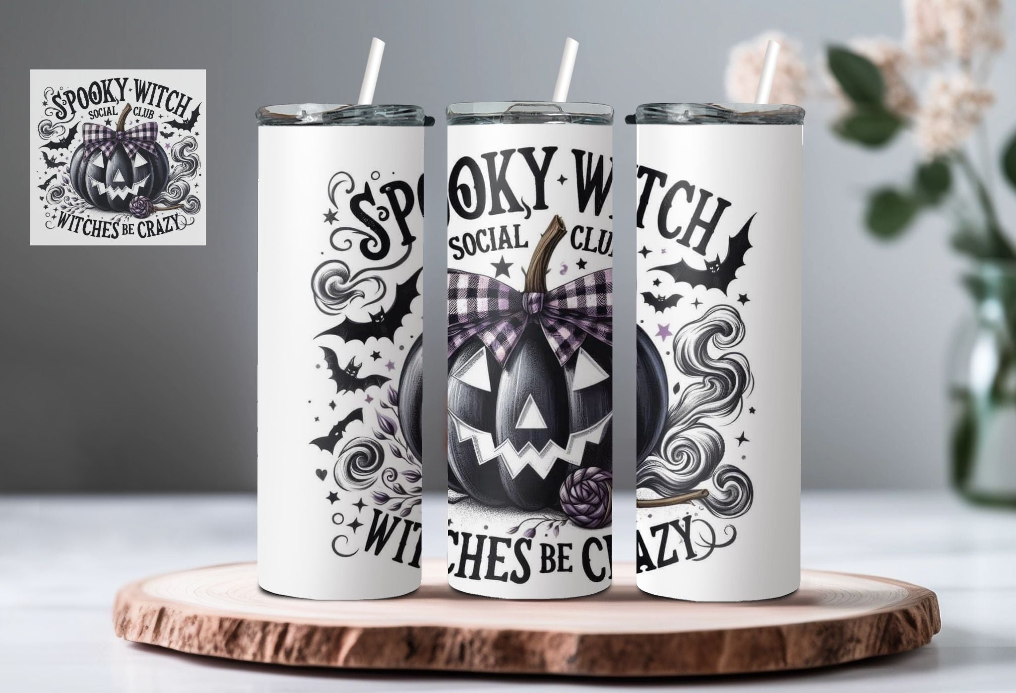 Spooky Witch Tumbler