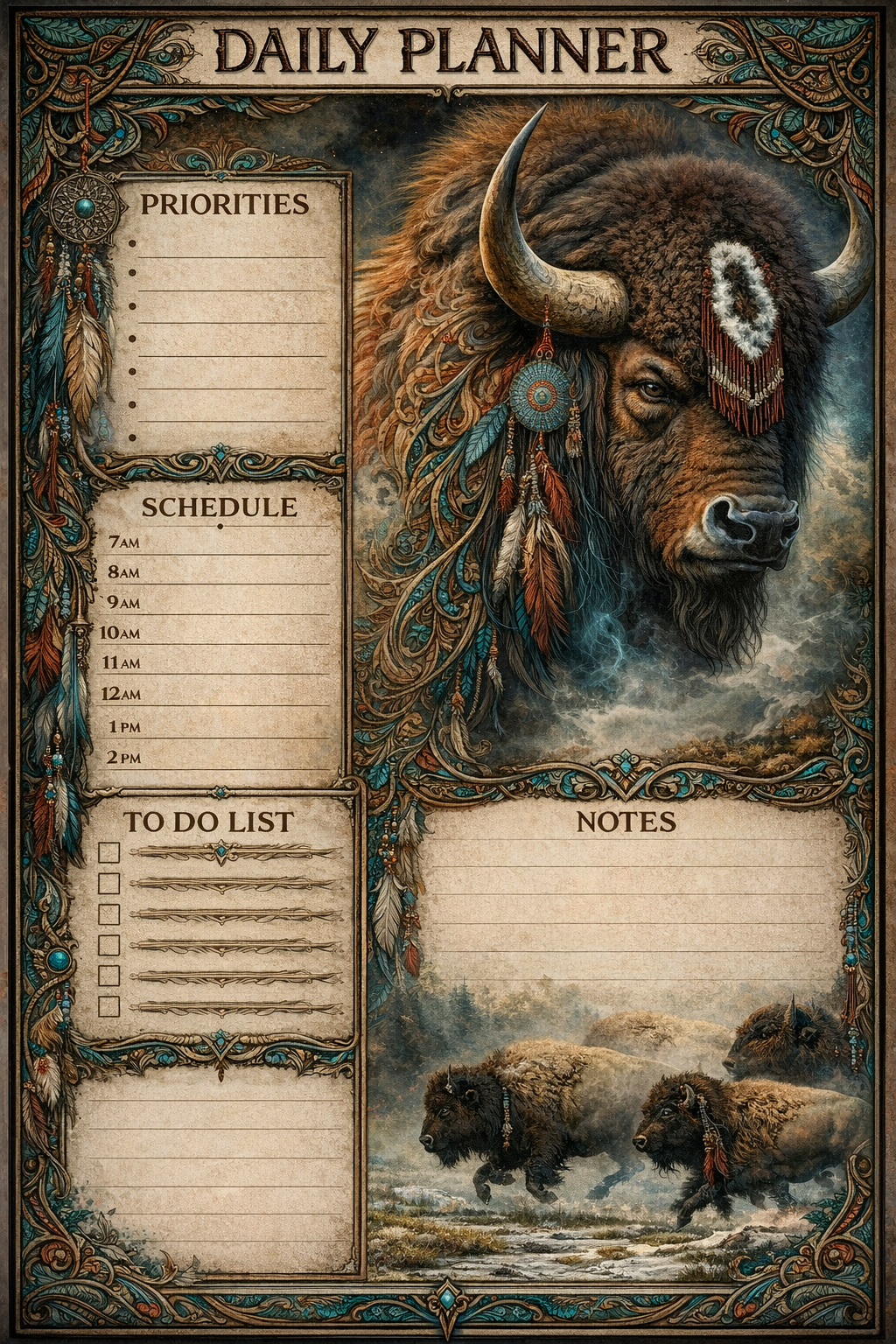 Buffalo Dialy Planner